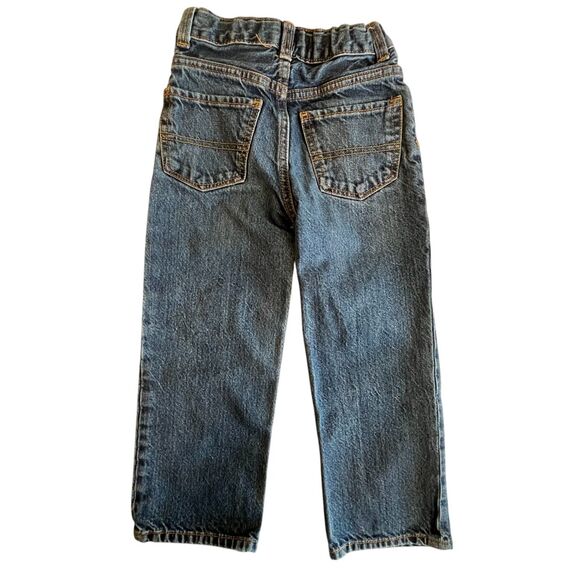 Oshkosh B'gosh Jeans Girls 5T Blue 100% Cotton Straight (W16 L16) - Picture 4 of 6